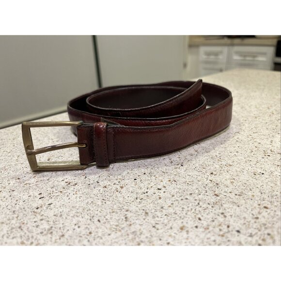 Trafalgar Other - vintage USA handmade TRAFALGAR leather belt 34 brown